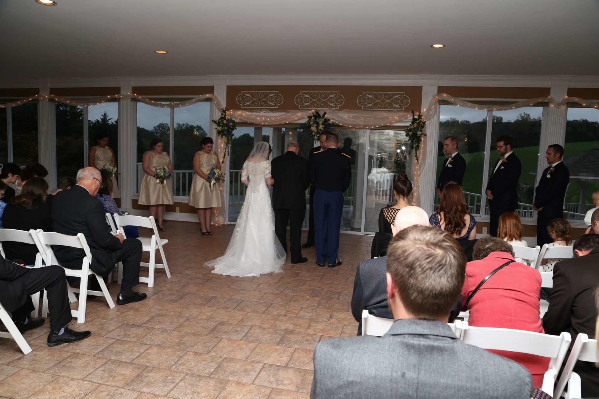Paul Devon and Kristen Beautiful Indoor  Wedding  in Maryland 